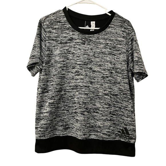 Adidas Monochrome Knit Tee NWOT - Picture 1 of 2